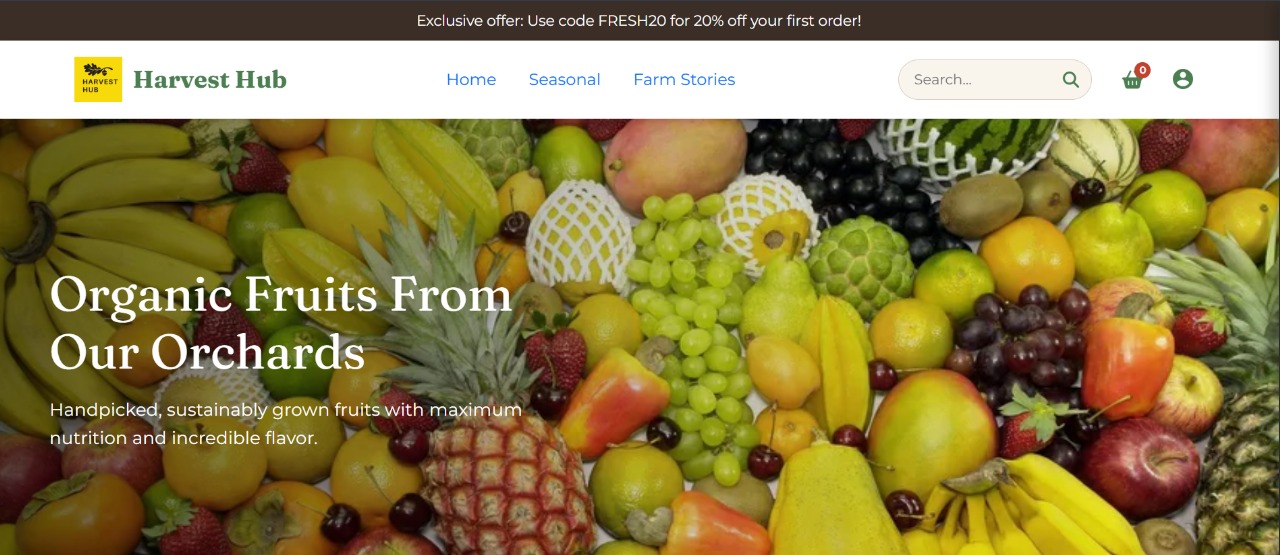 Harvest Hub Website